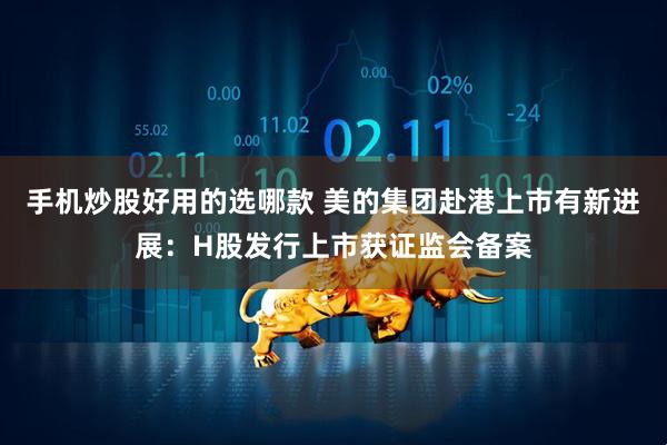 手机炒股好用的选哪款 美的集团赴港上市有新进展：H股发行上市获证监会备案